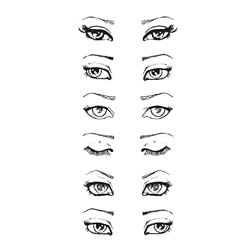 Spellbinders Jd-008 Jane Davenport Tin of Glances Wood Mounted Rubber Stamps