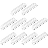 FarBoat 10Pcs Acrylic Fish Tank Glass Canopy Handles 2 inches Handles Mini Clear Hardware for Box Case Jewelry Box Wood Case