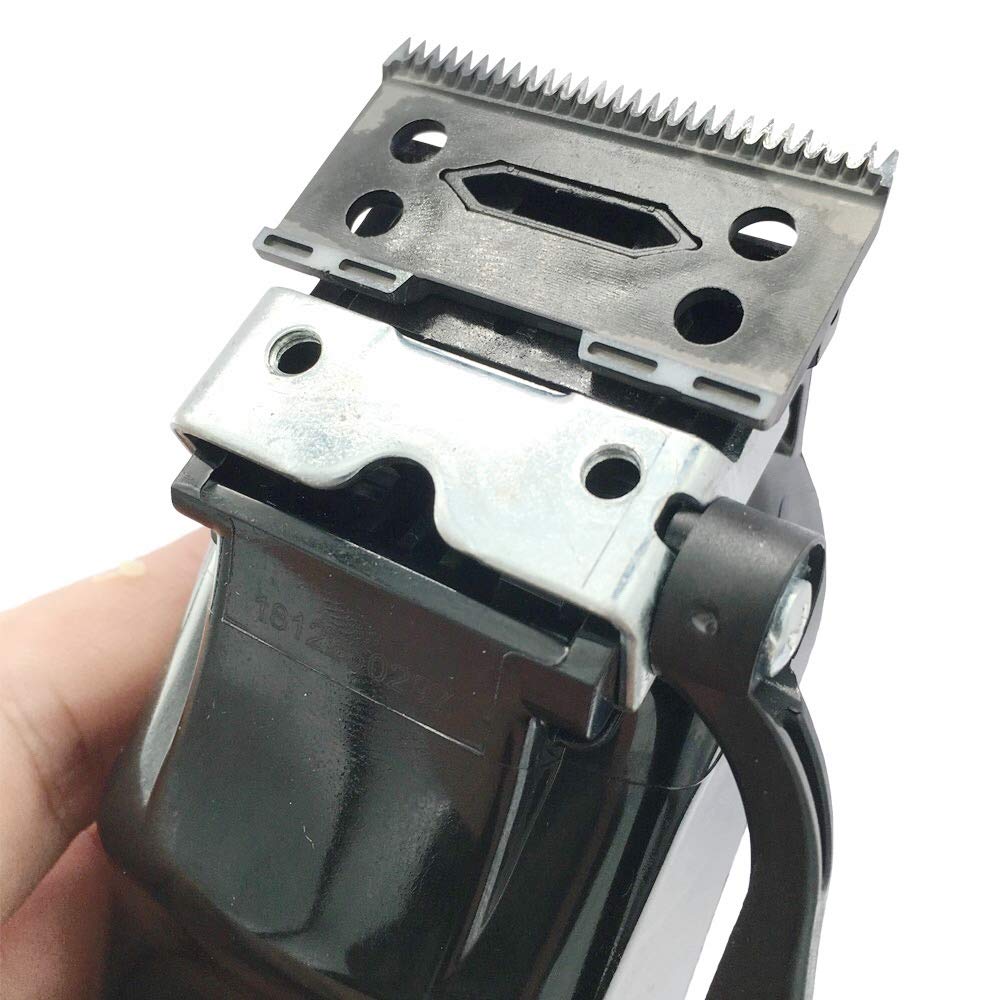 Ceramic Cutter blade 2-Hole Clipper ceramic Blade cutter with steel blade for Wahl clipper,Wahl 808 clipper. Wahl Senior cordless Clipper, Wahl Magic clipper (Black + Steel Blade). : Beauty