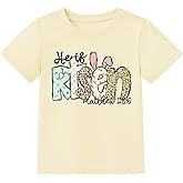 Kids Easter Shirt Boys Girls He is Risen Bunny Toddler Funny Easter Outfit Tee Tops 2-7T