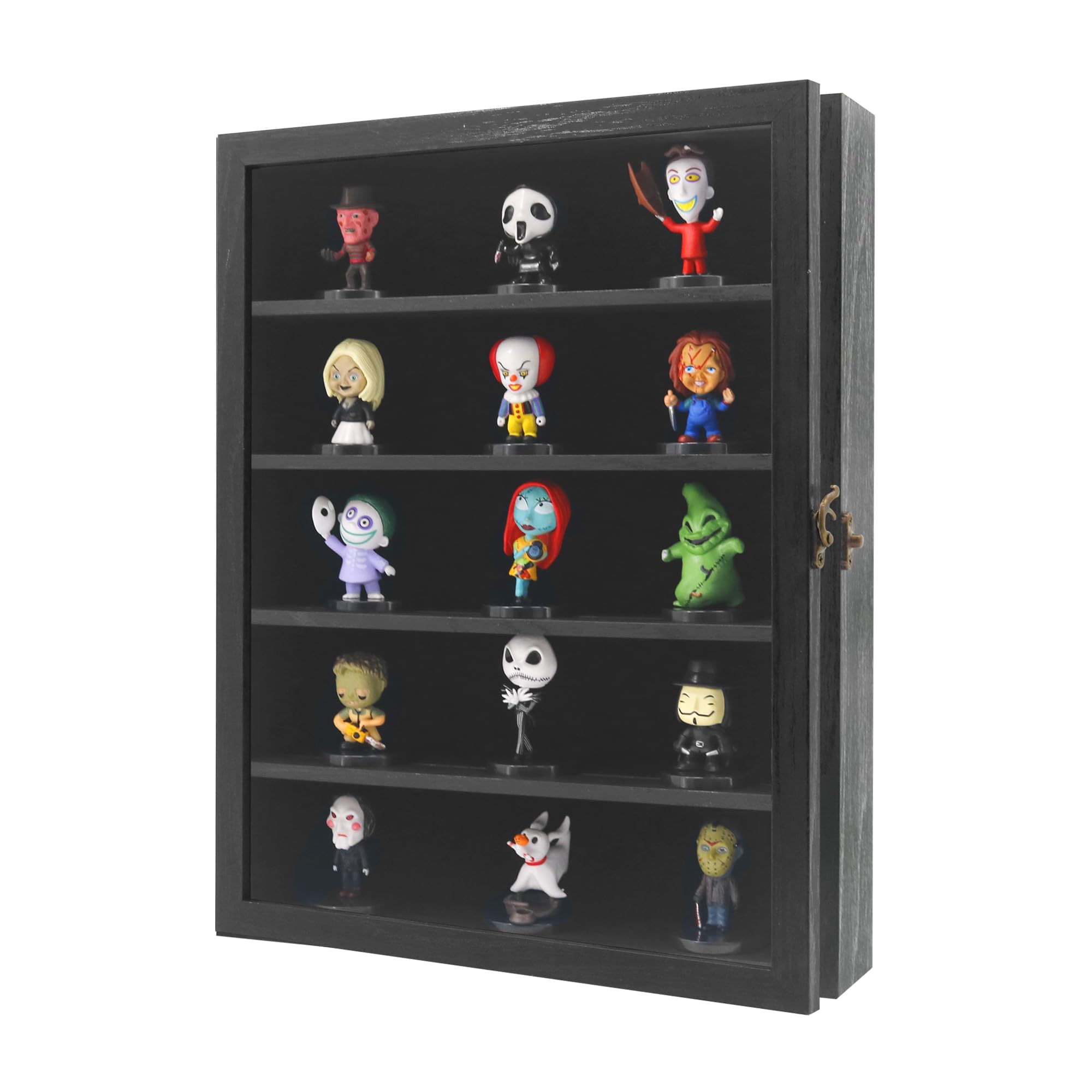 FramePro 28x35 3D Shadow Box Frame with Removable Shelves, Deep Frame 11x14 Display Case for Collector, Keepsake Coins Military Medals Pins Wedding Flowers-Black — image 1