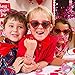 Moon Boat 52PCS Valentine’s Day Heart Rubber Wristband Bracelets - Party Favors Gifts Supplies