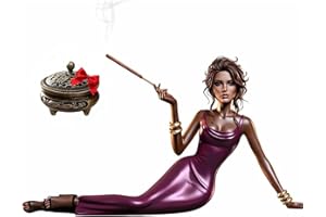 Sculptural Aromatherapy Incense Burner Statue, Woman Incense Holder Sculpture Decor, Handcrafted Ceramic Aroma Statue.(D)