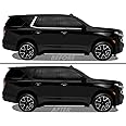 SlickMod Chrome Delete Blackout Vinyl Overlay for 2021-2023 Chevy Tahoe Window Trim (Gloss Black)