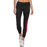 Tommy Hilfiger Womens Logo Tape Drawstring High Waisted Performance Legging