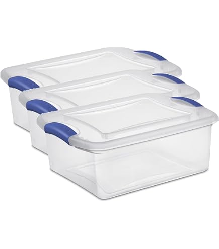 Amazon.com - Sterilite 17531712 15-Quart Clearview Latch Box 2-Pack