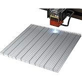 Tyvok Honeycomb Laser Bed 400×400mm/400×300mm (15.75×15.75"/15.75×11.81") for Laser Engraver & Cutter, Wide Fit, Aluminum, Fast Heat & Smoke Dissipation, Desktop Protection