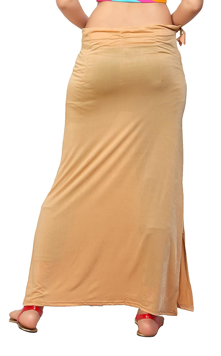 paras saree centre women's cotton petticoat,(la fe01_xl1_beige_freesize)
