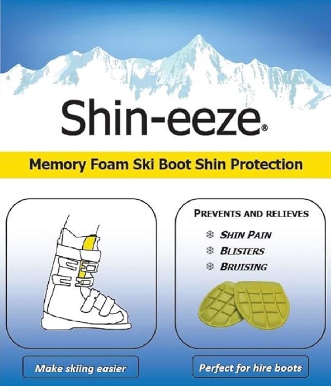 Shineeze Poron XRD Memory Foam Ski Boot Shin Pads Amazon.co.uk
