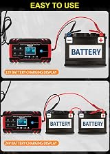 PROFIKLA 12V/24V 8A Smart Battery Charger with Repair Mode view 7