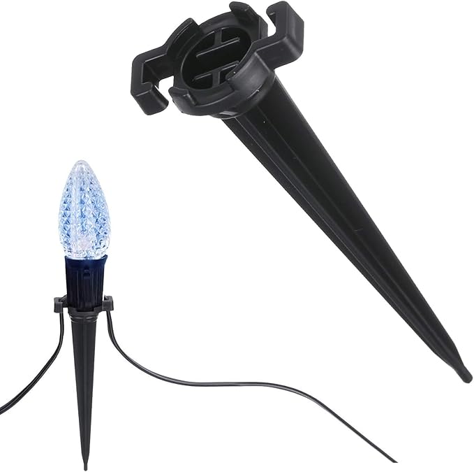 4.5inch Christmas Light Stakes Yard Lawn Stakes for C7 C9