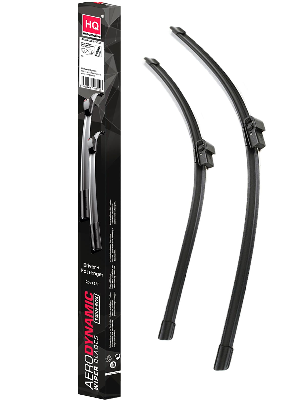 HQ Automotive Wiper Blade for Rover Range Rover MK3 (LM) L322 Front Set, ADA62-621