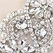 XINFANGXIU Silver Rhinestone Applique Crystal Belt Wedding Bridal Sash Pearls