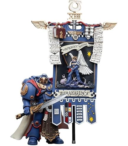 thumbnail image 2 of JoyToy Warhammer 40K Ultramarines Primaris Captain (Power Sword And... 2 of 10