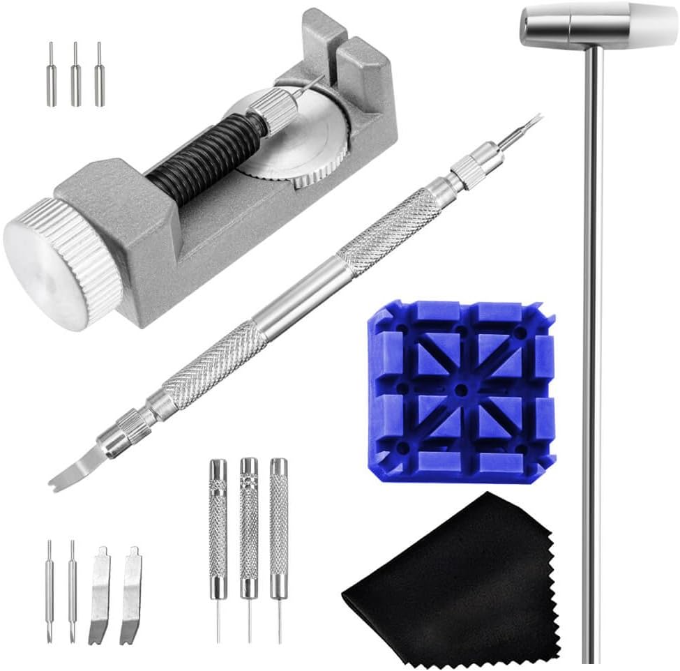 Cerixo Watch Band Tool Kit - Watch Link Remover, Spring Bar Tool Set for Watch Repair and Watch Band Replacement