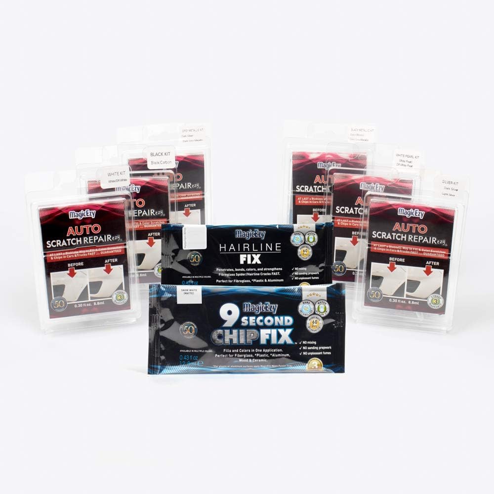 MagicEzy Auto Scratch Repairezy™: (Black Metallic Kit) - Repair Car Paint Chips in Seconds - Precise Color Match - Touch-Up Filler – No Messy Drips - Image 5