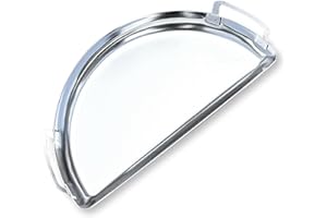SLOW 'N SEAR SnS Grills Slow ‘N Sear Mini Drip Pan - Stainless Steel Grilling Accessory for 18" Kettles, Perfect for BBQ, Baking, and Broiling