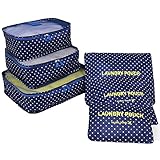 Yuhan Pretty Packing Cubes Set Travel Luggage Organizers Bags Cubes & Pouches