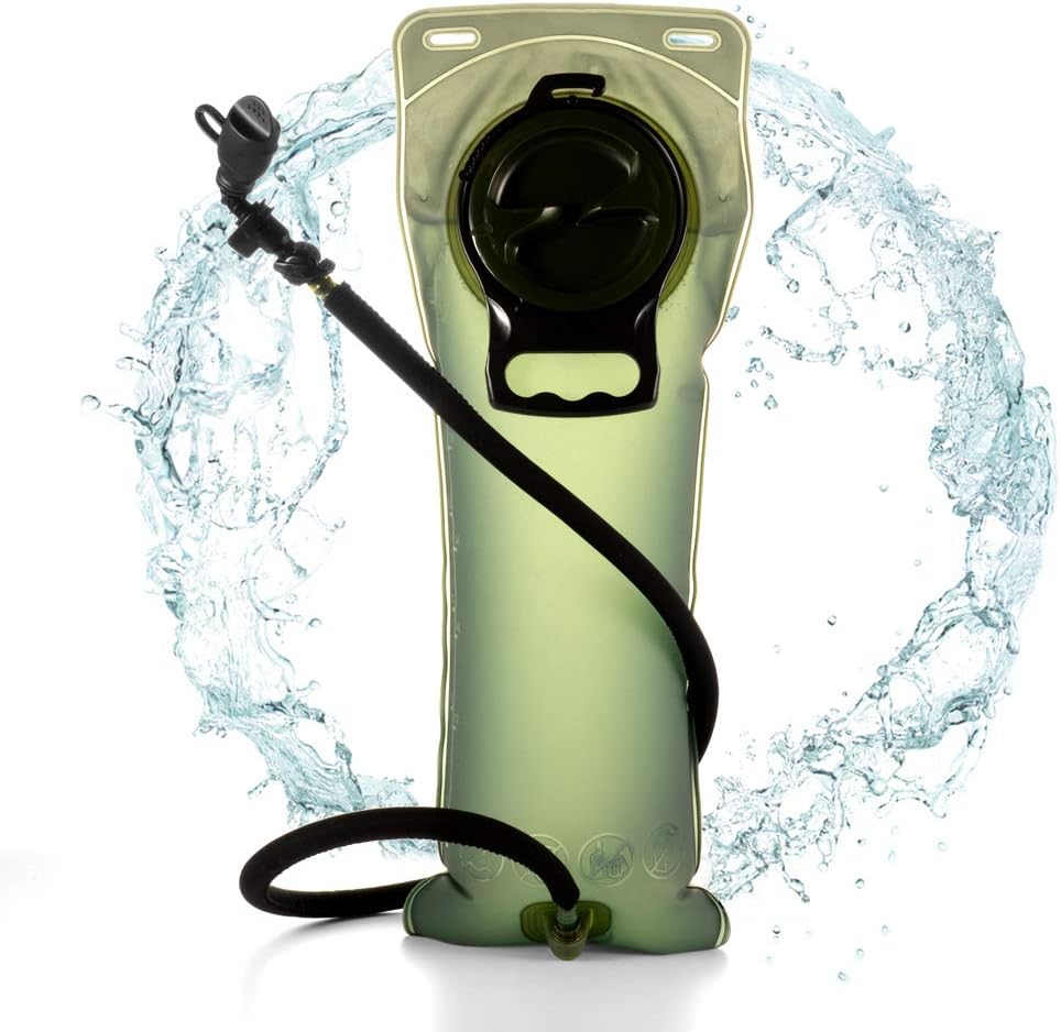 Homlynn 3L 3 Liter 100oz Hydration Pack Bladder Leak Proof Water Reservoir Bladder Water Storage Bag Replacement for Hiking Biking Climbing Cycling Running-BPA Free, EVA, Large Opening