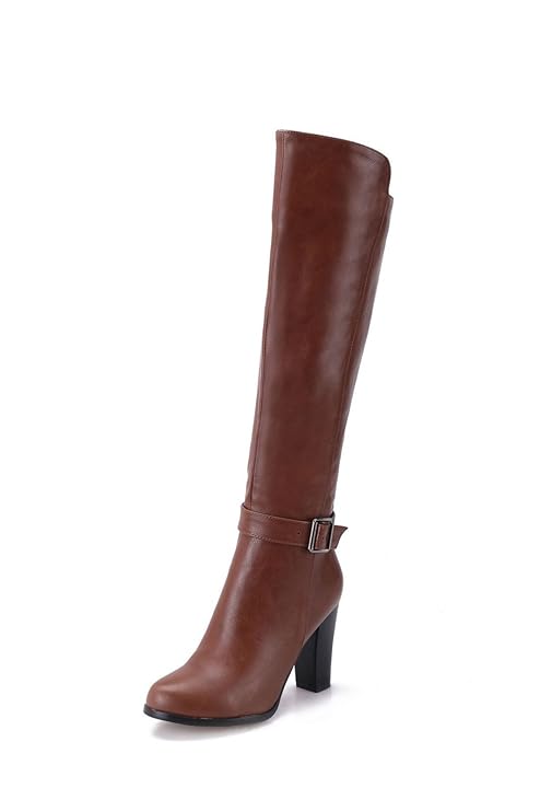 botas altas marrones mujer