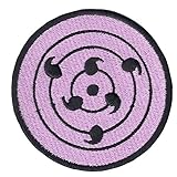 Anime Rinnegan Mark Logo Embroidered Iron On Patch