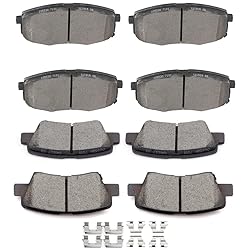 cciyu D1397 D1445 Front & Rear Brake Pads For Kia