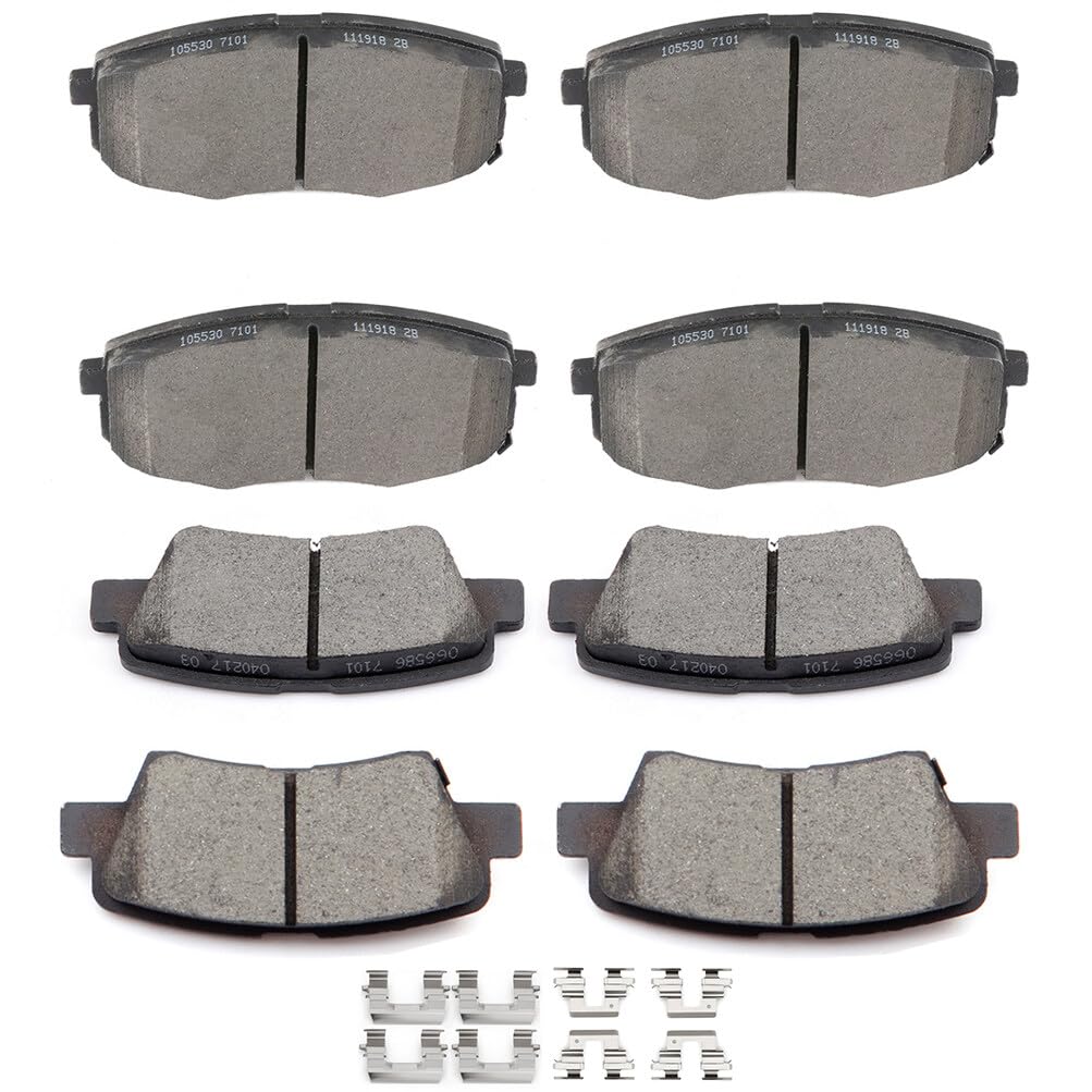 cciyu D1397 D1445 Front & Rear Brake Pads For Kia