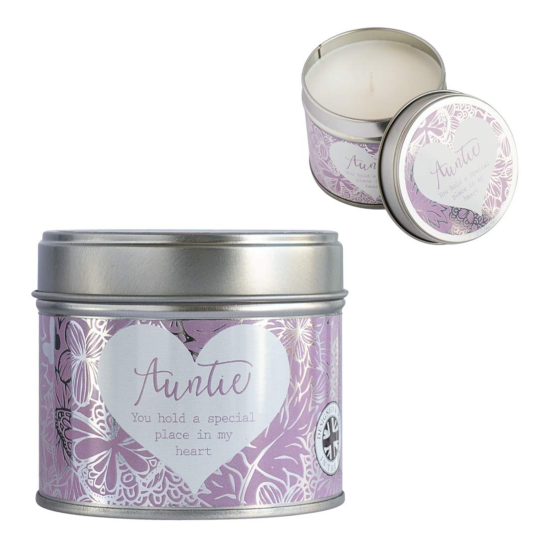 Arora 7350 Said with Sentiment-Candle in A Tin Auntie, Multicolour, One Size