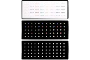 NEWCRAFT Nose Rings Studs and Hoops, Surgical Stainless Steel Hypoallergenic Nose Rings Set for Women Men, Straight/L/Screw Shaped and 1.5/2.0/2.5mm Rhinestone Nose Piercing Jewelry and Ideal Gift