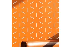 PINKIPO®, Sunshine Glow, (16"x40") XL Stencil, Large Wall Stencil, Modern Geometric Wall Stencils for Painting, Stencils for Walls, Wall Stencil Pattern