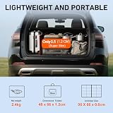 DOKIO 100W Foldable Monocrystalline Solar Panel Kit with 10A Controller view 4