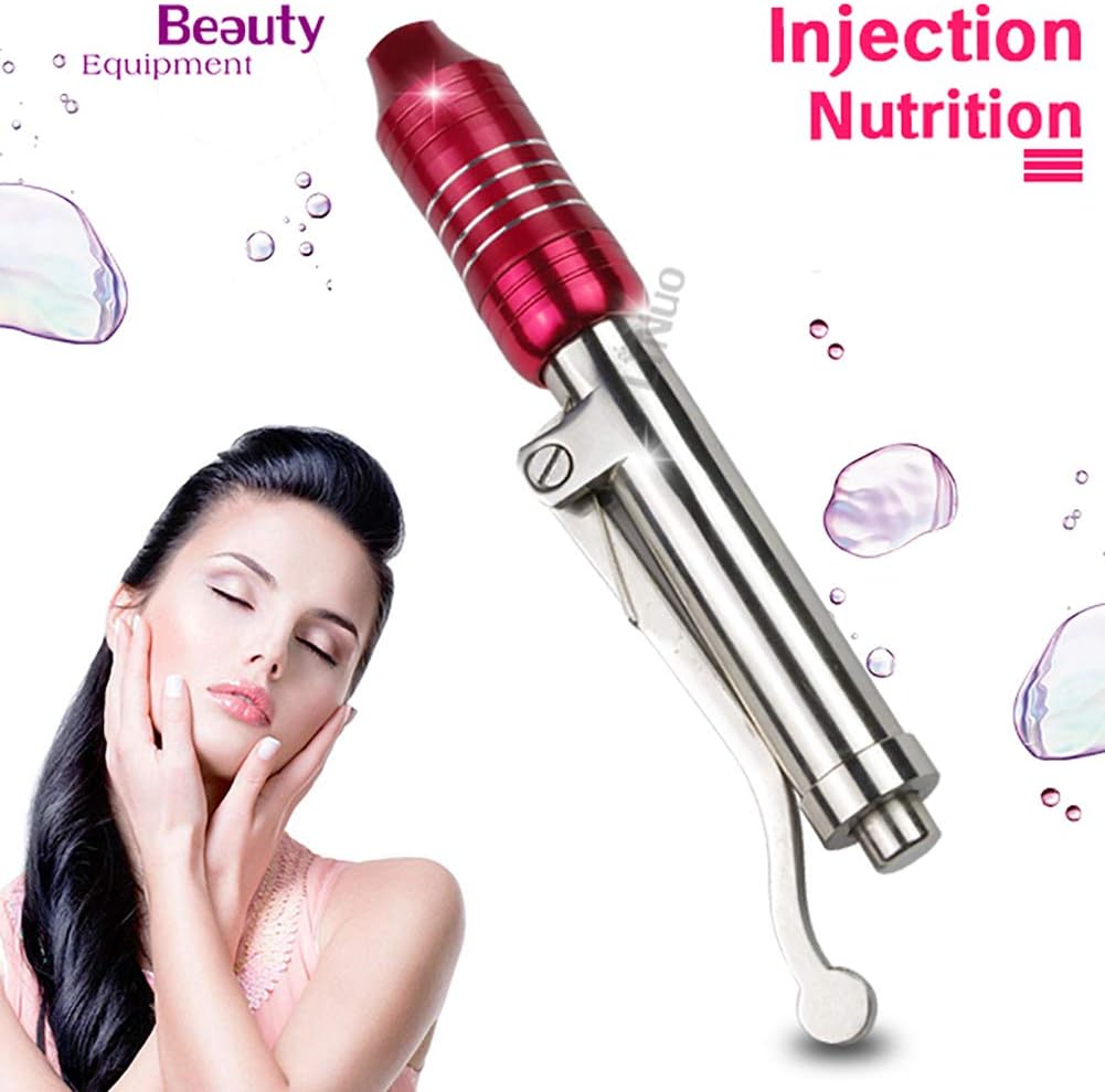 ZXCASD Hyaluronic Injection Pen con 10 Pcs Cabeza De Ampolla Pluma De