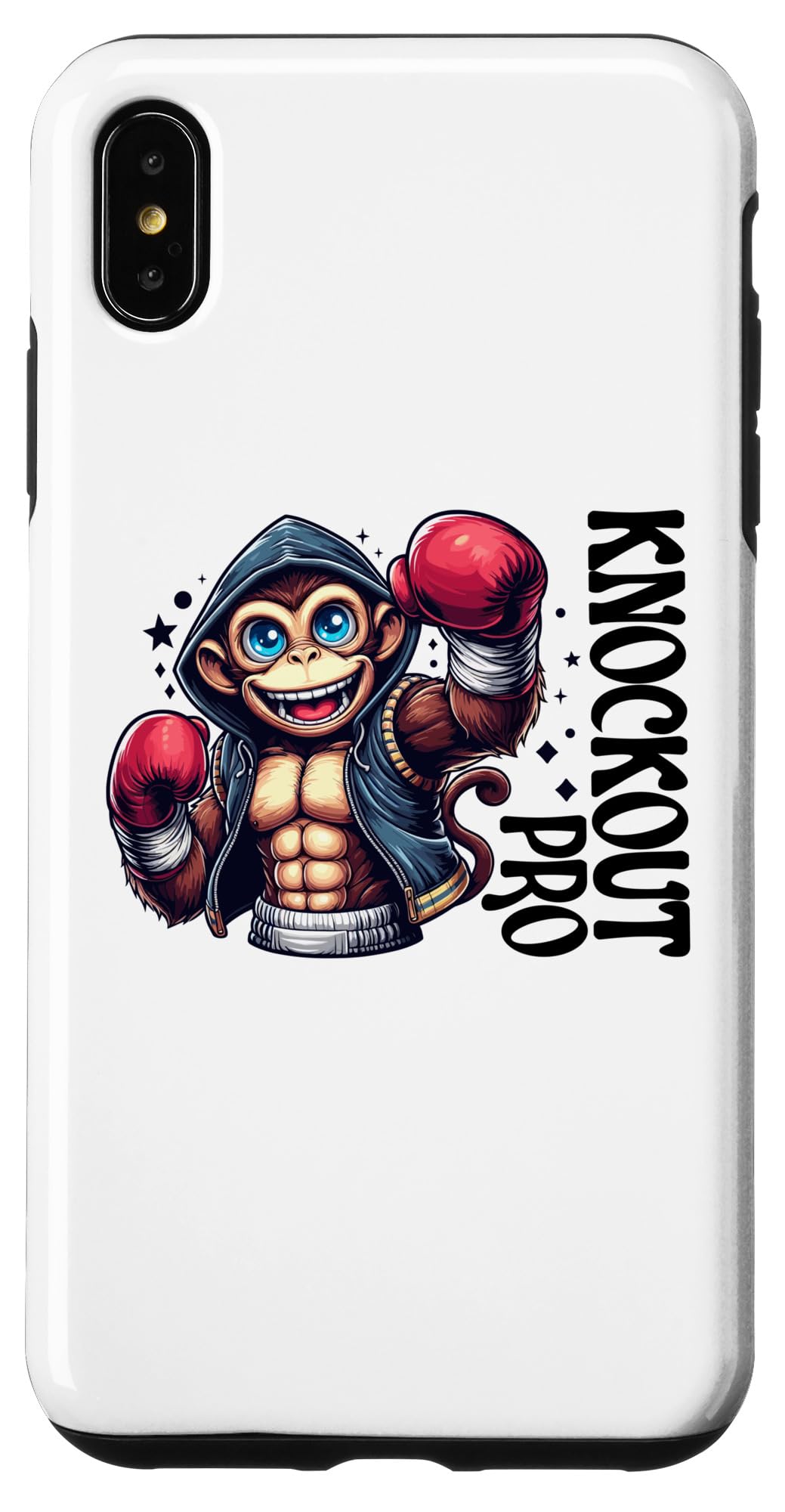 iPhone XS Max Knockout professional knockout smart boxing monkey Case