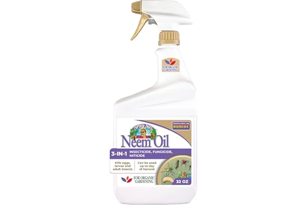 Bonide Captain Jack's Neem Oil, 32 oz Ready-to-Use Spray, Multi-Purpose Fungicide, Insecticide and Miticide for Organic Gardening