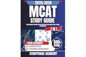 MCAT STUDY GUIDE 2025 - 2026: Efficient Study Strategies for Busy Pre-Med Students