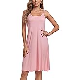 BestWendding Women's Full Slip Dresses Sexy Sleeveless Nightgowns Adjustable Spaghetti Straps Cami Under Dress