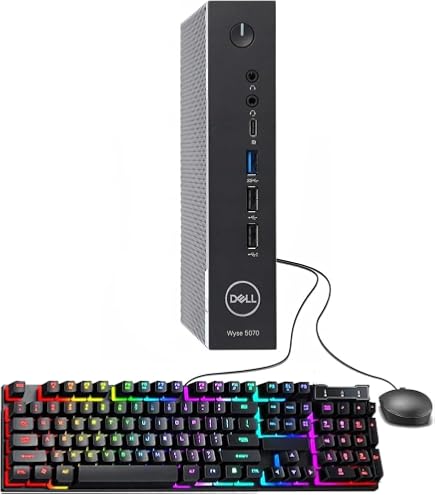 Dell Wyse 5070 Mini Desktop Computer, Intel Celeron J4105, 8GB RAM