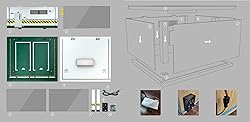 Display Case for Cars with Acylic Cover and LED