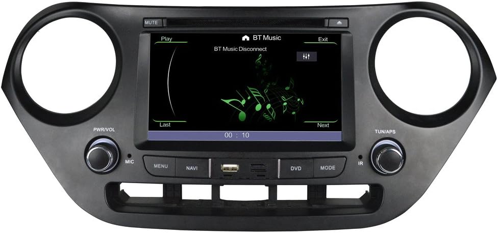 Ruicer GPS Car Navigation Bluetooth Digital TV In Dash radio 7 Inch HD Screen Sat Nav FM Transmit For Hyundai I10 2014 UI