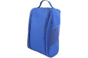 Generic Golf Shoes Bag Pouch Sports Shoes Case Shoe Carry Bag for Track and Field Adults, Blue