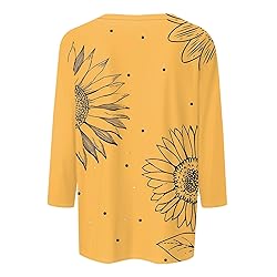3/4 Length Sleeve Womens Tops 3/4 Sleeve Tops for