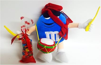 blue m&m plush