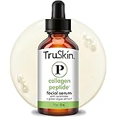 TruSkin Peptide Serum for Face - Pro Collagen Multi-Peptide Anti-Aging Serum with Tripeptide-29 & Ceramides - Supports Skin’s Natural Collagen & Barrier for Firmer-Looking Skin - 1 fl oz