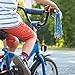 4 Pieces Kids Bicycle Tassel Ribbon, Children Scooter Handlebar Streamers Bicycle Grips Ribbon Baby Carrier Accessories Easy Attach to Bike's Handlebars (Plastic, Shinny Style)