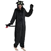 Ditip Unisex Dragon Onesie Cute Animal Sleepwear Dragon Halloween Christmas Party Costumes for Men Women Teens