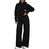 PRETTYGARDEN Womens Sweatsuits 2 Piece Set 2026 Casual Winter Long Sleeve Hoodie Loose Wide Leg Sweatpants Fall Tracksuit