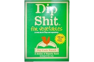 BIG COCK RANCH Dip Shit .75oz Pouch (Pack of 6) (Chip and Vegetable Dip)