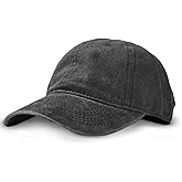 Unisex Vintage Washed Baseball Cap | Low Profile Soft Top Unstructured Cotton Baseball Cap | Adjustable Size Vintage Buckle