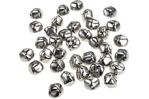 Homeford Metal Jingle Bells, 3/4-inch, 36-Count, Silver