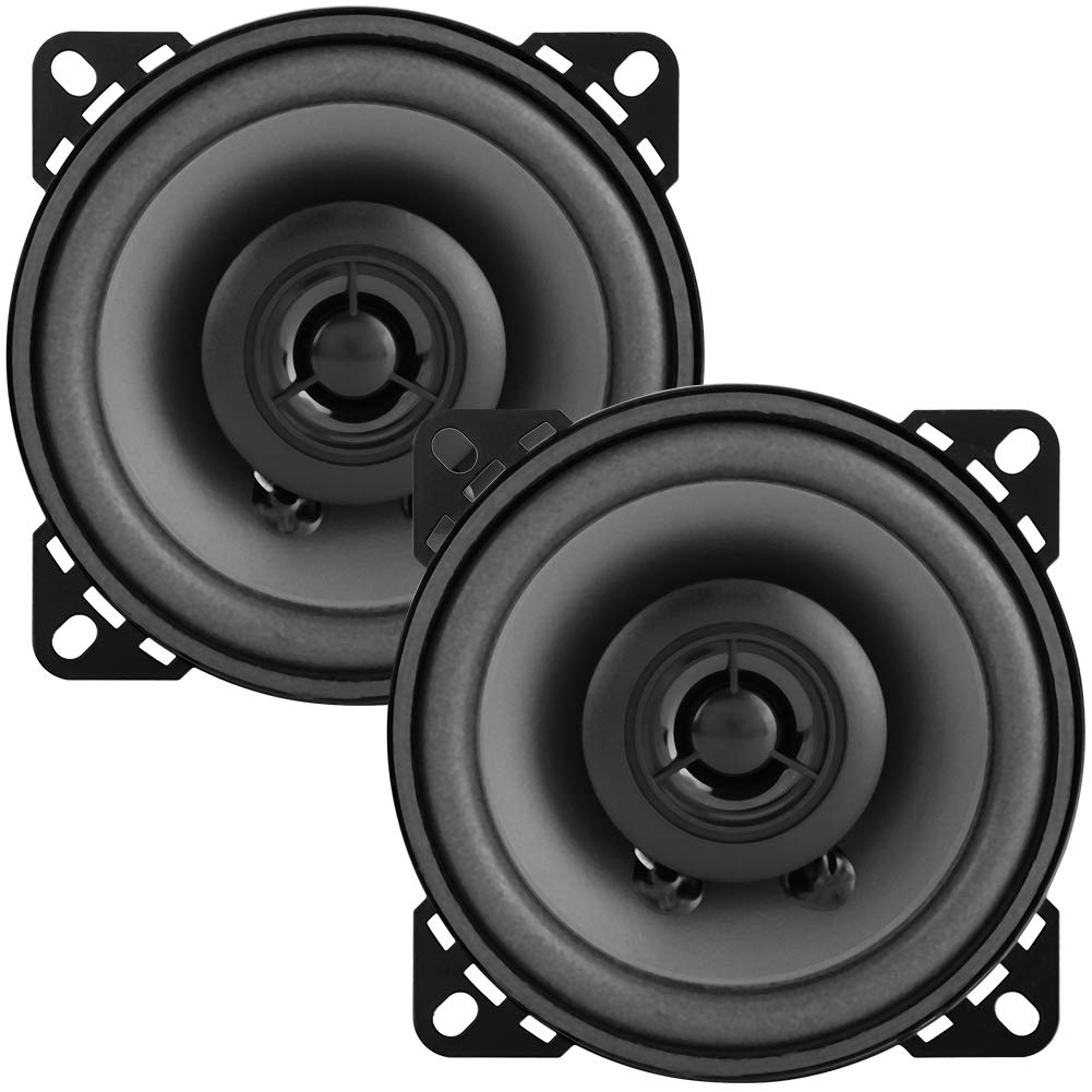 Car Coaxial Speaker, 2pcs 4" Car Speakers 60W Car Modified Upgrade Coaxial Audio Speaker